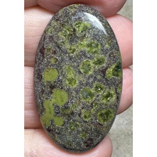 Oval 39x23mm Epidote Cabochon 25