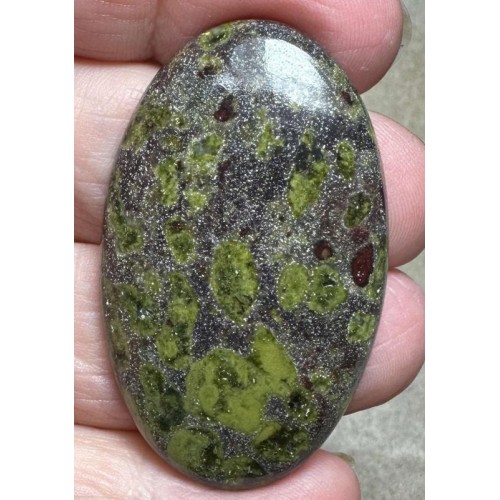 Oval 45x27mm Epidote Cabochon 27