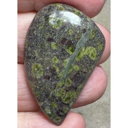 Freeform 42x25mm Epidote Cabochon 28