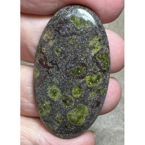 Oval 48x27mm Epidote Cabochon 29