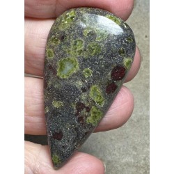 Teardrop 51x26mm Epidote Cabochon 30