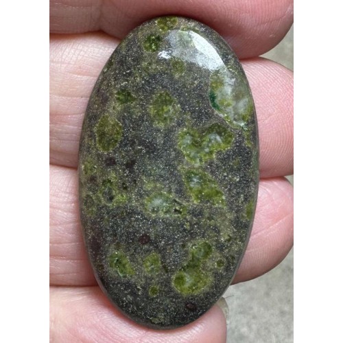 Oval 37x22mm Epidote Cabochon 36