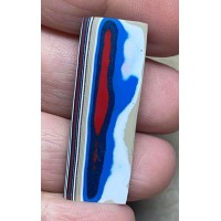 Rectangle 41x14mm Kenworth Fordite Cabochon 03