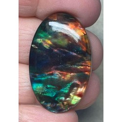 Oval 36x23mm Dichroic Glass Cabochon 09