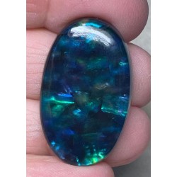 Oval 34x21mm Dichroic Glass Cabochon 11
