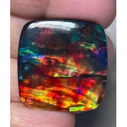 Rectangle 30x29mm Dichroic Glass Cabochon 20