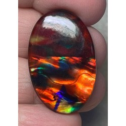 Oval 34x22mm Dichroic Glass Cabochon 21