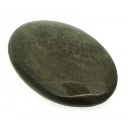 Oval 37x25mm Gold Sheen Obsidian Cabochon 04