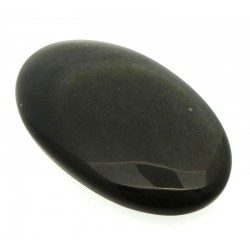 Oval 43x25mm Gold Sheen Obsidian Cabochon 15