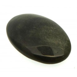 Oval 34x21mm Gold Sheen Obsidian Cabochon 16