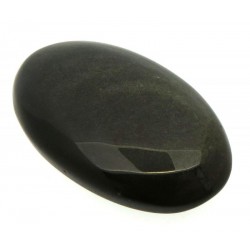 Oval 37x22mm Gold Sheen Obsidian Cabochon 17
