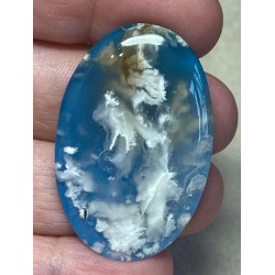 Oval 43x28mm Graveyard Plume Agate Cabochon 09