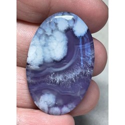 Oval 39x25mm Graveyard Plume Agate Cabochon 17