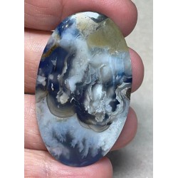 Oval 47x29mm Graveyard Plume Agate Cabochon 23