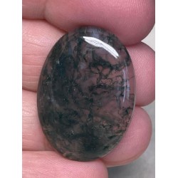 Oval 30x22mm Green Moss Agate Cabochon 42