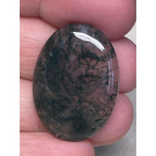 Oval 30x22mm Green Moss Agate Cabochon 42