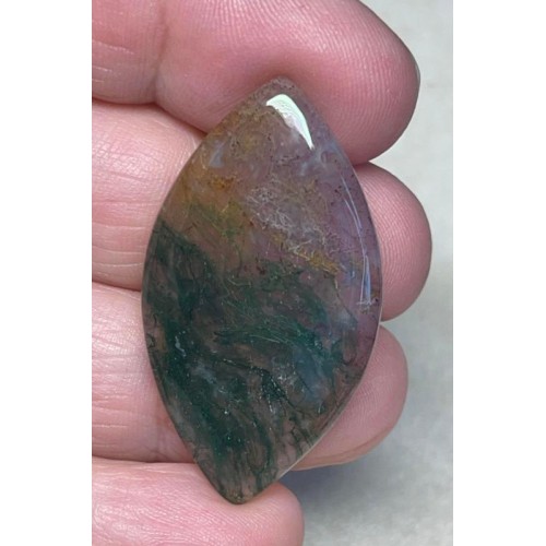 Marquise 41x22mm Green Moss Agate Cabochon 62