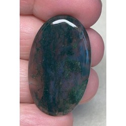 Oval 37x22mm Green Moss Agate Cabochon 67