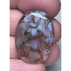 Oval 31x22mm Green Moss Agate Cabochon 69