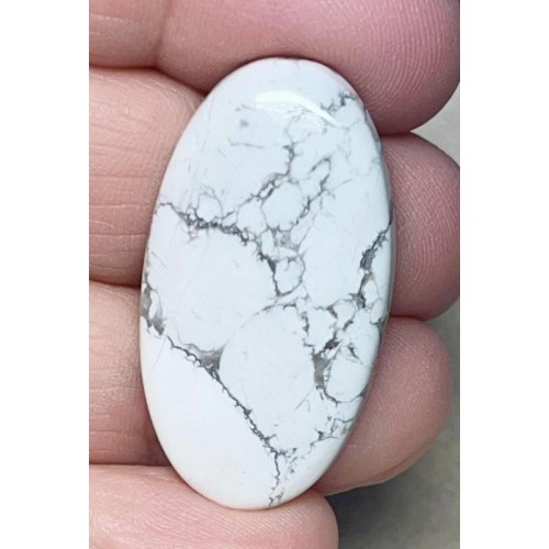 Oval 36x19mm Howlite Cabochon 02