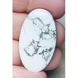 Oval 38x22mm Howlite Cabochon 08