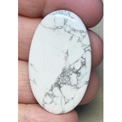 Oval 41x25mm Howlite Cabochon 22