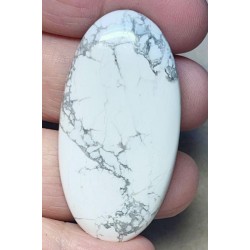 Oval 50x26mm Howlite Cabochon 28
