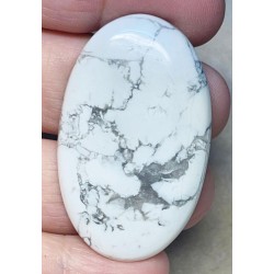 Oval 47x29mm Howlite Cabochon 29