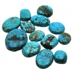 Mixed Hubei Turquoise Cabochon Pack 09