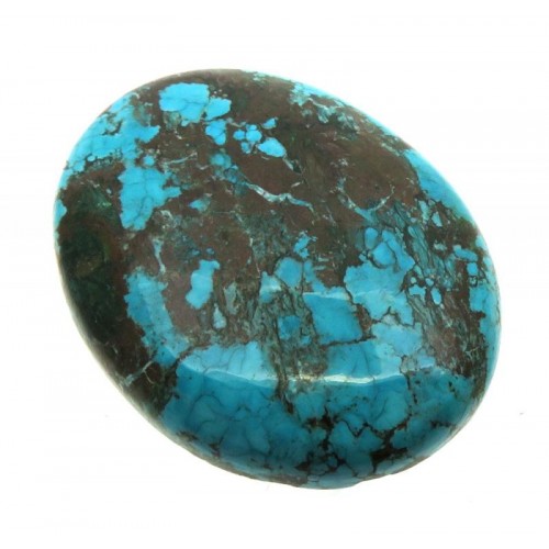 Oval 36x28mm Hubei Turquoise Cabochon 08