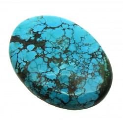 Oval 35x25mm Hubei Turquoise Cabochon 09