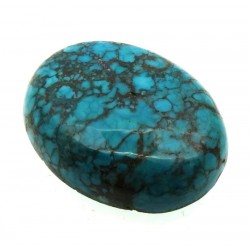 Oval 25x19mm Hubei Turquoise Cabochon 19