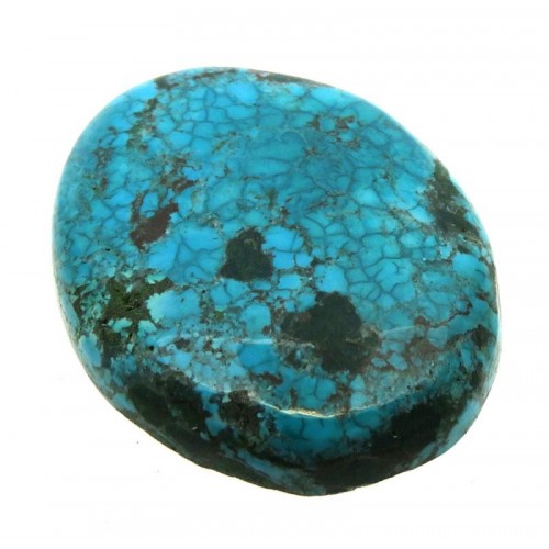 Oval 34x27mm Hubei Turquoise Cabochon 23