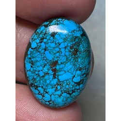 Oval 25x18mm Hubei Turquoise Cabochon 37