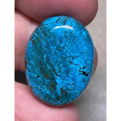 Oval 27x20mm Hubei Turquoise Cabochon 42