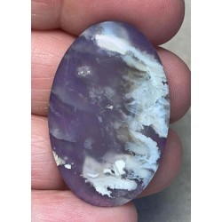 Oval 36x23mm Indonesian Plume Agate Doublet Cabochon 57