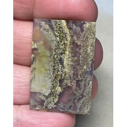 Rectangle 34x23mm Indonesian Moss Agate Cabochon 31