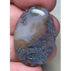 Oval 35x24mm Indonesian Moss Agate Cabochon 53