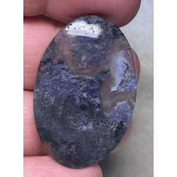 Oval 39x25mm Indonesian Moss Agate Cabochon 67