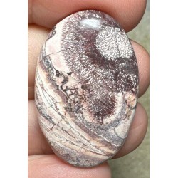 Oval 33x21mm Birds Eye Jasper Cabochon 16