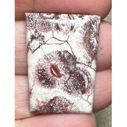 Rectangle 29x21mm Birds Eye Jasper Cabochon 35