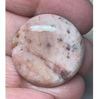 Round 27x27mm Butterfly Wing Jasper Cabochon 23