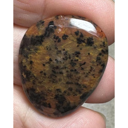 Freeform 31x25mm Cheetah Jasper Cabochon 13