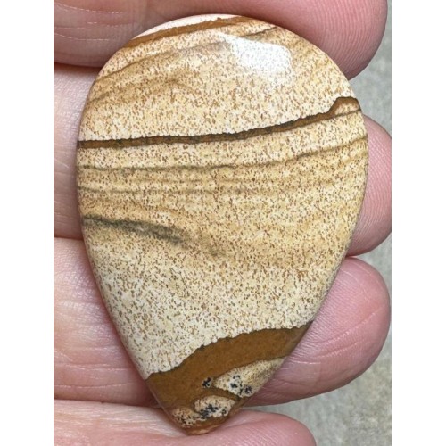 Teardrop 41x27mm Picture Jasper Cabochon 45