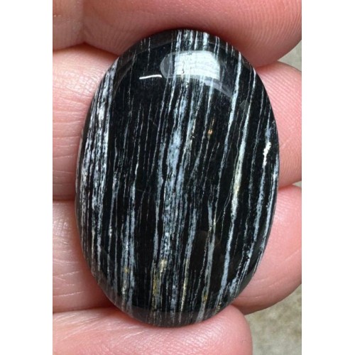 Oval 31x21mm Silver Leaf Jasper Cabochon 11