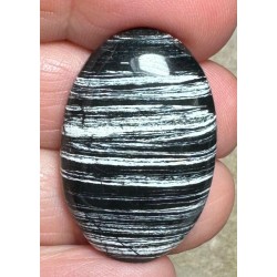 Oval 33x21mm Silver Leaf Jasper Cabochon 13