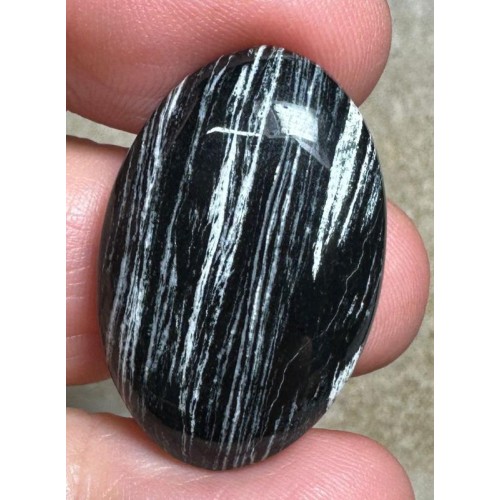 Oval 30x20mm Silver Leaf Jasper Cabochon 20