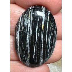 Oval 32x21mm Silver Leaf Jasper Cabochon 21