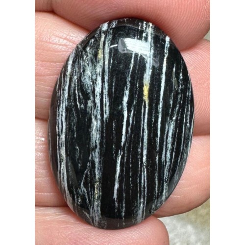 Oval 32x21mm Silver Leaf Jasper Cabochon 21