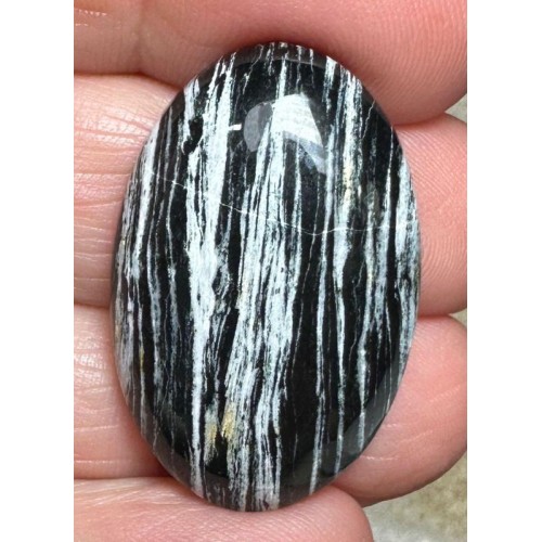 Oval 32x20mm Silver Leaf Jasper Cabochon 27